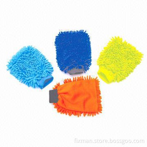 Microfiber Chenille Cleaning Pad, Available in Gloves, Good Water Cleaning